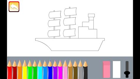 Edukida Your Own Coloring Ships Unity Kids Game By Northernmob Codester