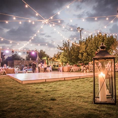 This will depend on the dance floor size. 20 DIY Outdoor Wedding Decorations: DIY Wedding Decorations