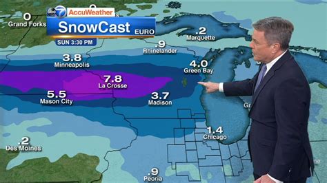 Chicago Accuweather Mostly Cloudy Flurries End Overnight