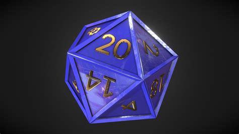 D20 Dice W20 Würfel 3d Model Free Download Free 3d Model By Vertexdon Don42 3b44541