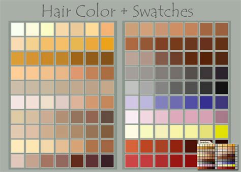 Hair Color Swatches By Deviantnep On Deviantart
