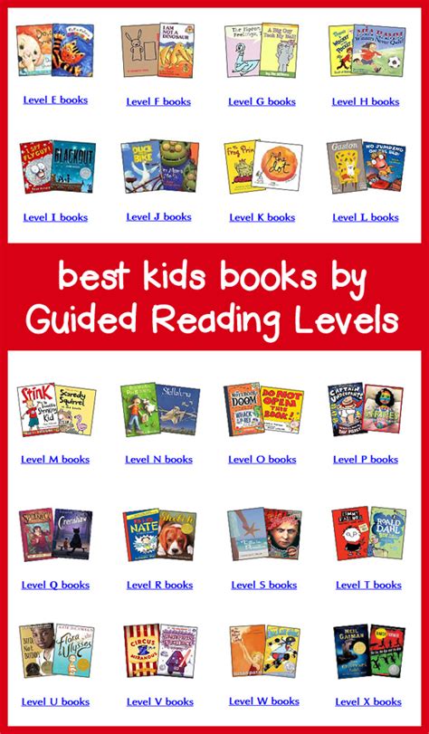 You can choose books based on reading level and subject matter (science fiction, informational, etc.). Books by Guided Reading Levels -- Teacher's Picks for Best ...