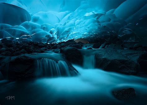 Mendenhall Ice Caves Juneau Alaska Wonders Of The World Photo