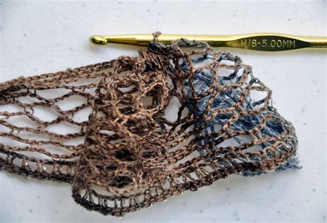 How To Crochet A Ruffle Scarf With Red Heart Sashay Yarn Crochet