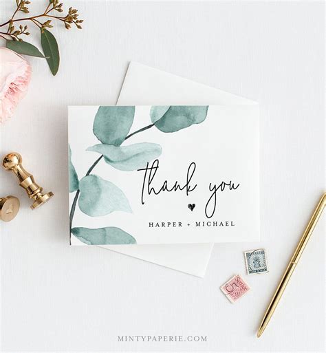 Thank You Card Wording Thank You Card Template Business Thank You