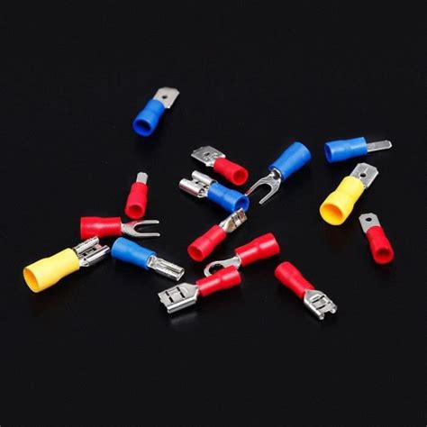 300pcs Cosse Electrique Isolée à Sertir Connecteur Terminal Crimp