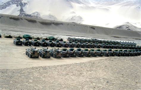 Chinese Army Troop In Tibet