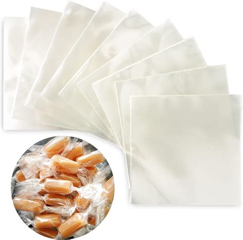 Clear Candy Wrappers For Caramels 600 Pcs 5 X 5 Inches Natural Clear Cellophane Wrappers