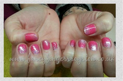 Gelish Passion With Glitter Fades Nails Fancy Finger