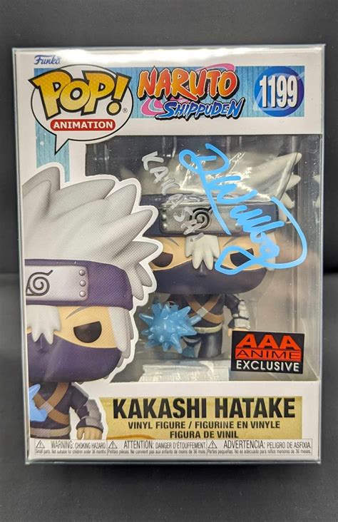Dave Wittenberg Signed Kakashi Pop 1199 Jsa Certified Naruto