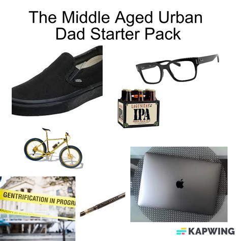 Middle Aged Urban Dad Starterpack Rstarterpacks Starter Packs