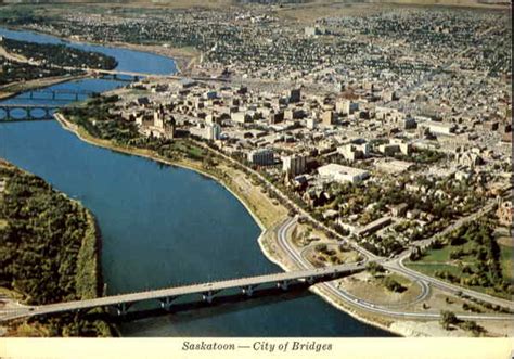 Saskatoon City Of Bridges Saskatchewan Canada