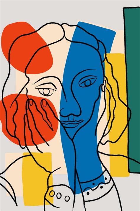 Matisse Minimal Art Line Art Matisse Art Print Mid Etsy Abstract Poster Mid Century Wall Art