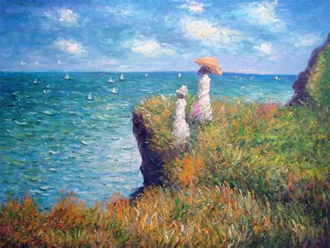 Claude Monet Most Famous Paintings Cliff Walk At Pourville By Claude