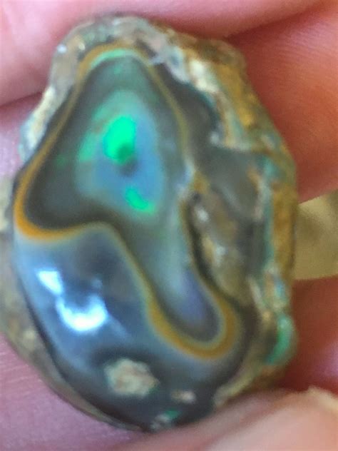 Huge Kooky Natural Welo Boulder Opal Phantom Opal Eyes Both Sides
