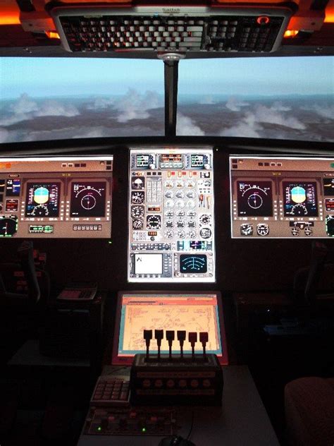 Flight Simulators Diy Pilots Airplanes Flight Sim Pinterest