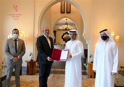 His Highness Sheikh Abdulaziz Bin Humaid Al Nuaimi Awards First Bv Certification To Ajman Saray