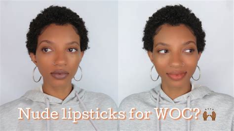 my favorite nude lipsticks for woc 12 nude lip colors for brown skin youtube