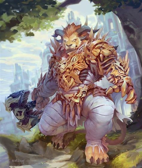 Charr From Guild Wars Art By Null Ghost Furry Art Anthro Furry