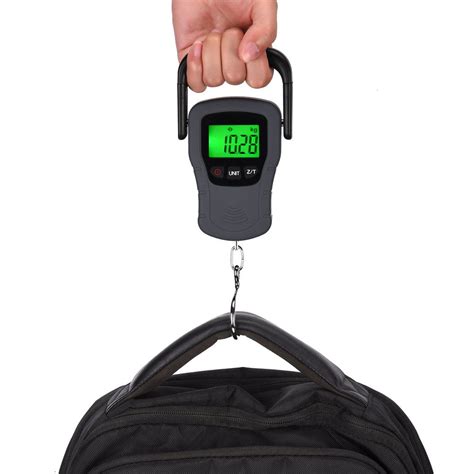 Gliving Digital Fish Scale 110lb50kg Portable Luggage Weight Scale