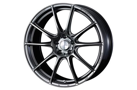Wedssport Sa 25r 19x85 38 Platinum Silver Black 2015 2021 Subaru