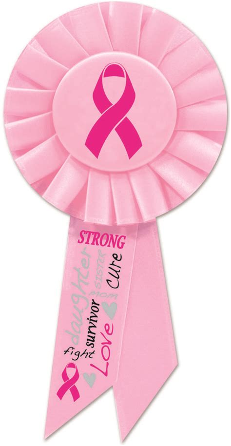Wholesale Rosettes Pink Ribbon Breast Cancer 325 X 65