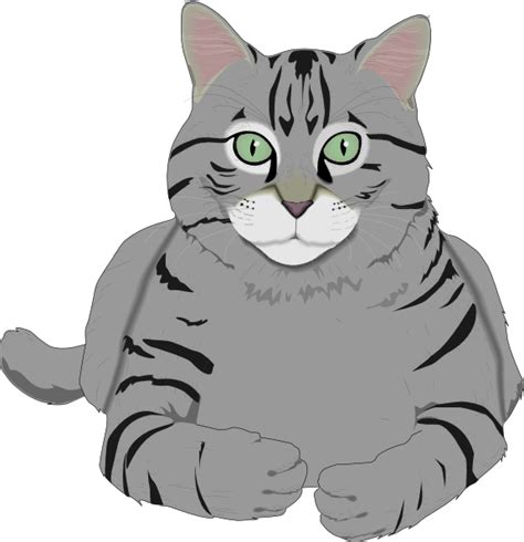 Cat Grey Clipart Clip Art Library