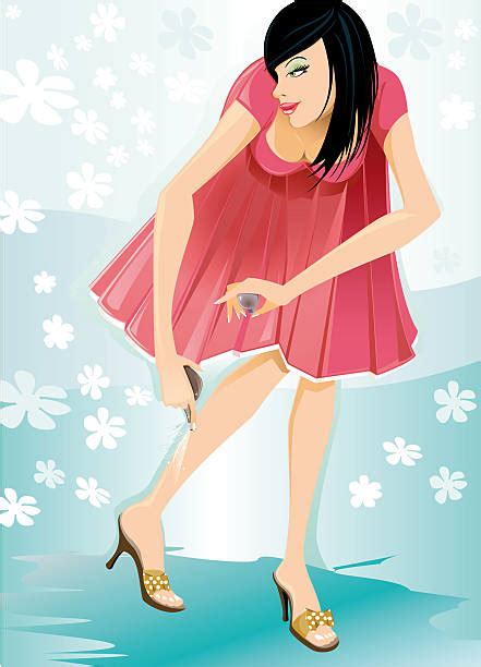 20 Beautiful Woman Spraying Perfume Stock Illustrations Royalty Free