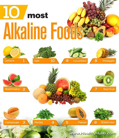 Top 10 Most Alkaline Foods To Eat Diet And Nutrition Alkaline Foods