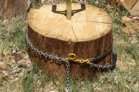 Good N Useful Small Size Split Wood Safely Firewood Log Splitter