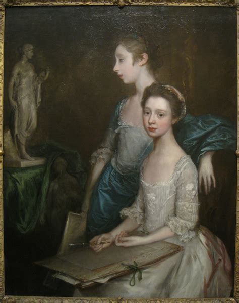 Portrait Of The Artists Daughters Thomas Gainsborough