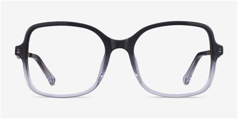 Clematis Square Black Clear Glasses For Women Eyebuydirect