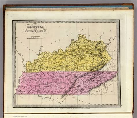 Kentucky And Tennessee David Rumsey Historical Map Collection