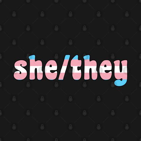 Shethey Pronouns With Trans Flag Pronouns T Shirt Teepublic