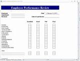Best Employee Review Template Photos