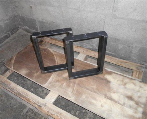 pieds de banc industriel 50 cm 2 pieds acier table basse etsy