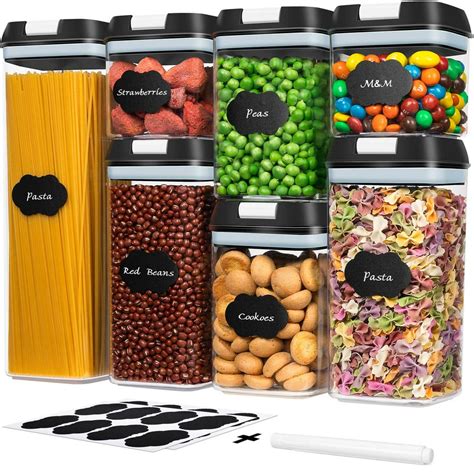 Kitchen Food Storage Containers Set Kitchen Pantry Organization And