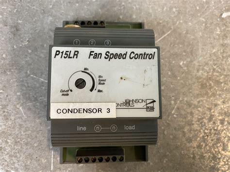 Used Johnson Controls P15lr Fan Speed Control Hos Bv