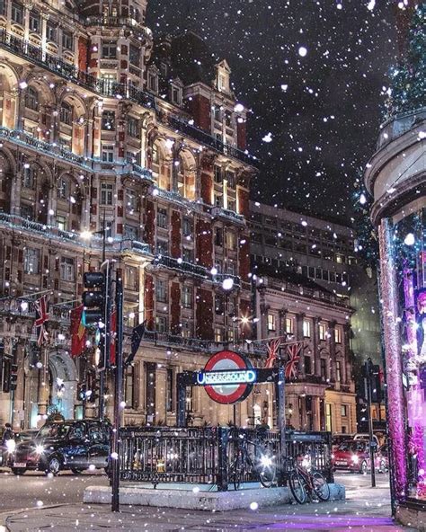 Beautiful Snowy London England London Winter London Snow Visit London