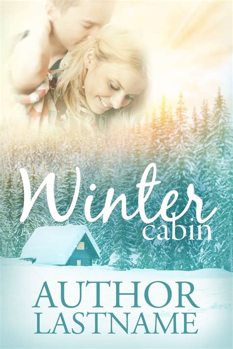 Winter Cabin Quality Premade Book Cover For Traditional Seasonal