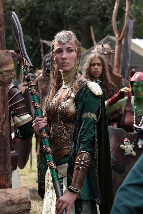 Cool Cosplay Fantasy Cosplay Warrior Woman Larp Costume