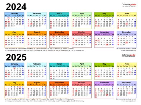 2024 And 2025 Monthly Calendar Printable Free Ellyn Hillary