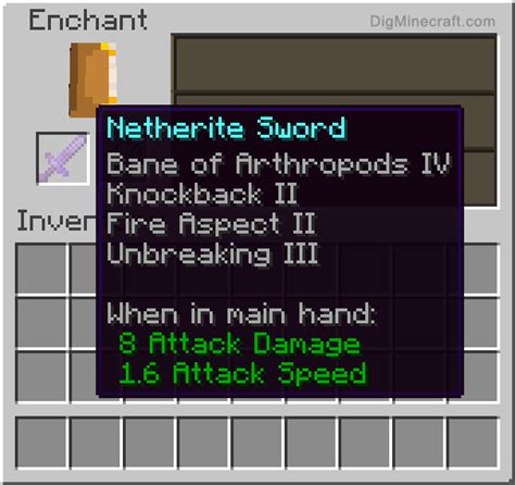 How To Make An Enchanted Netherite Sword In Minecraft 315