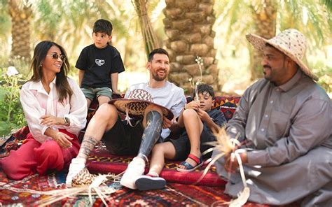 Foto Foto Lionel Messi Liburan Ke Arab Saudi Jadi Duta Pariwisata