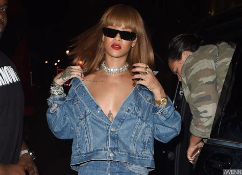 Rihanna Risks Nip Slip As She Goes Braless While Partying In London