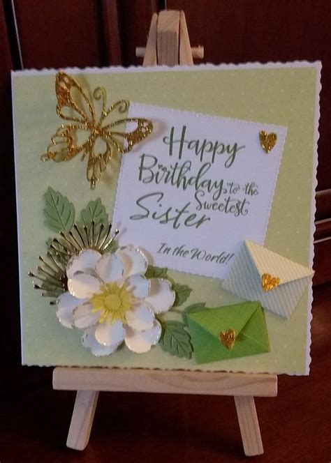 Sister Birthday Card Sister Birthday Card Birthday Cards Cards Handmade