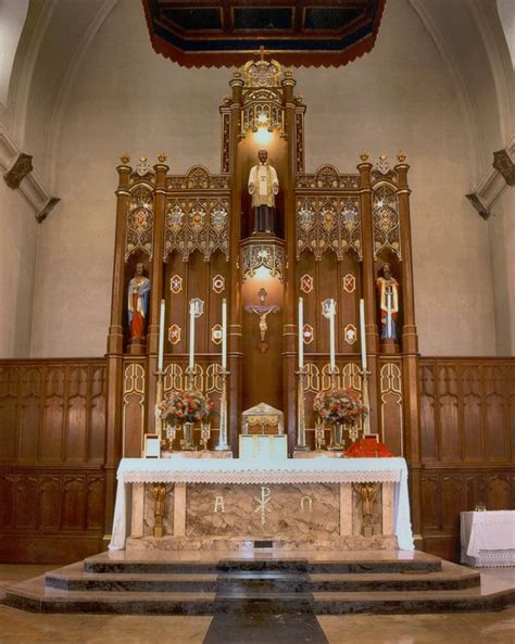 High Altar At St Vincent De Paul In Kc