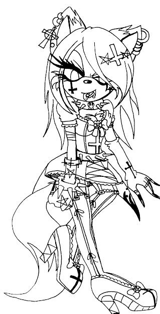Beautiful Gothic Woman Coloring Pages Coloring Pages