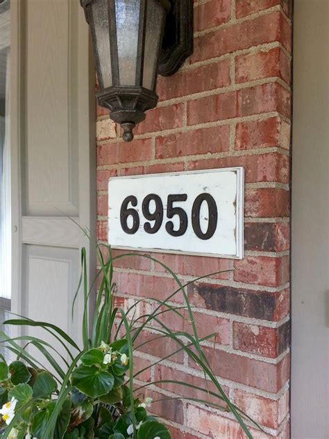 Address Numbers #remodelinghouseideas | Rustic house numbers, House numbers diy, House numbers