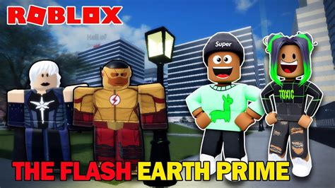 Playing Roblox The Flash Earth Prime Twin Coders Youtube